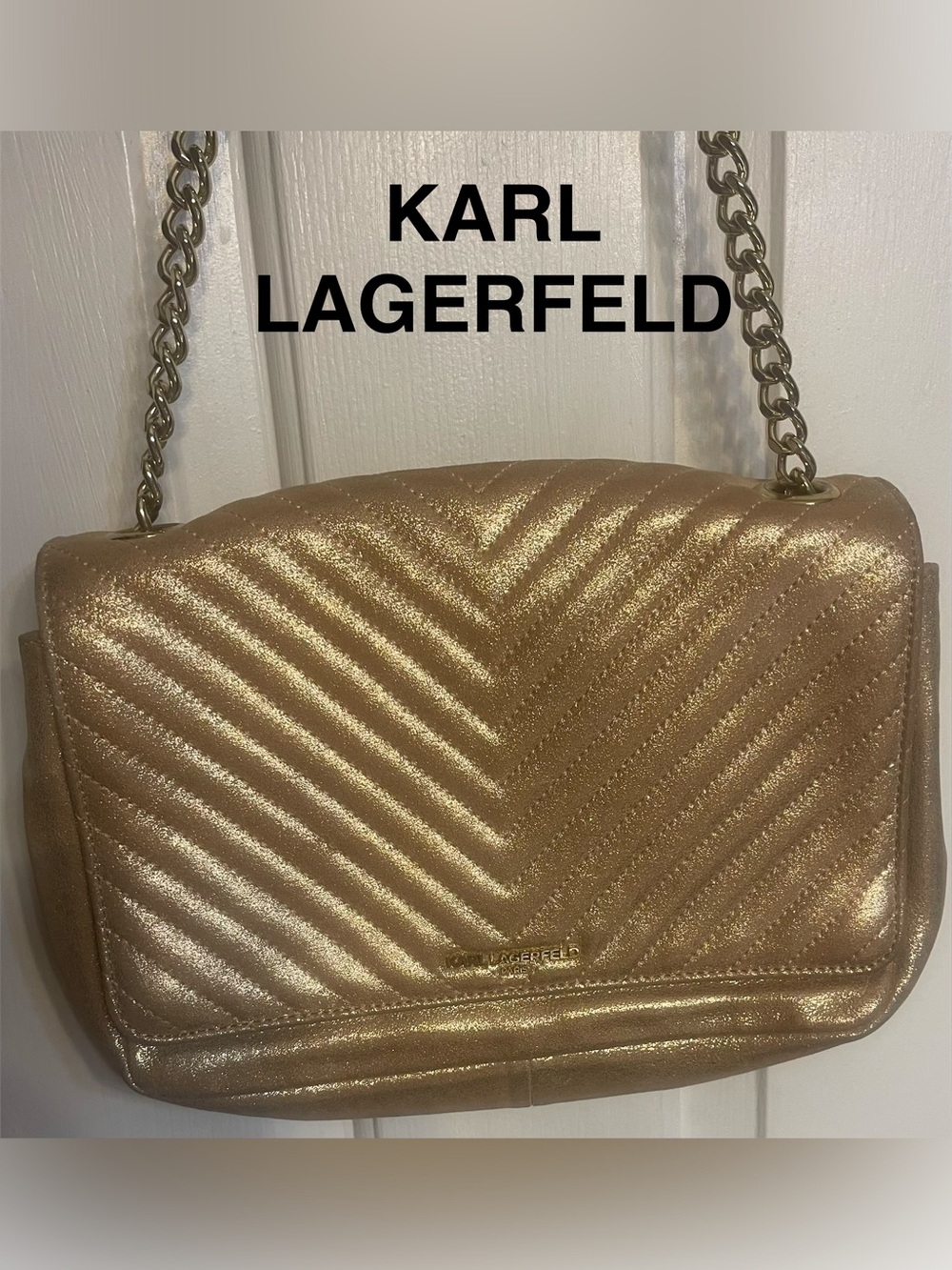 Karl Lagerfeld Handbag Rose Gold